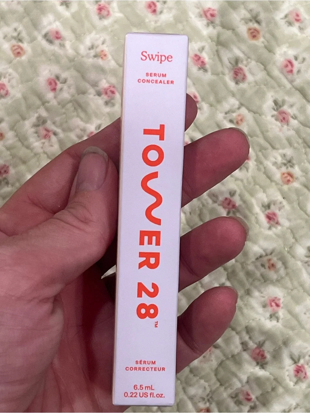 Tower 28 Swipe Serum Concealer - White & Orange Branding